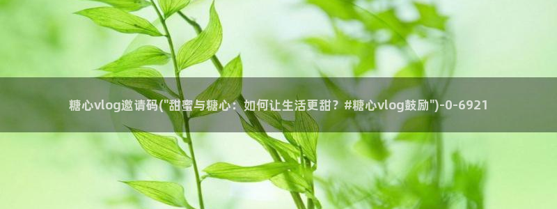 糖心vlog的网址